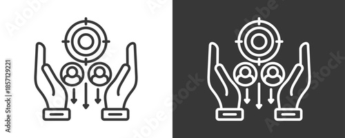 Goal Icon Set Vector Collection Isolated In Black And White