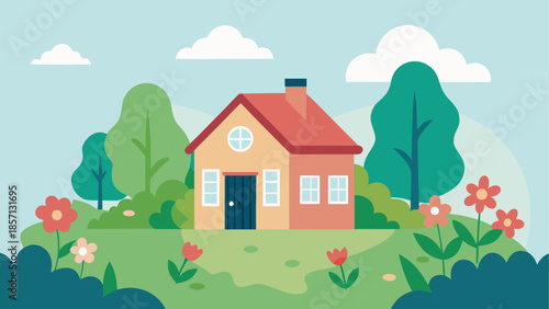 Charming cottage in a lush garden