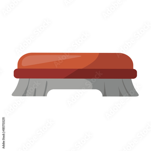 Billiard table brush vector, pool table brush icon, billiard clip art, billiard equipment icon, pool accessories vector illustration