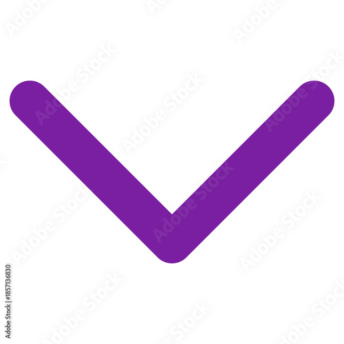 Flat Colored Dropdown Icon for Interface Navigation