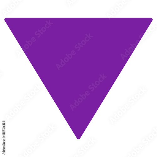 Flat Colored Dropdown Icon for Interface Navigation