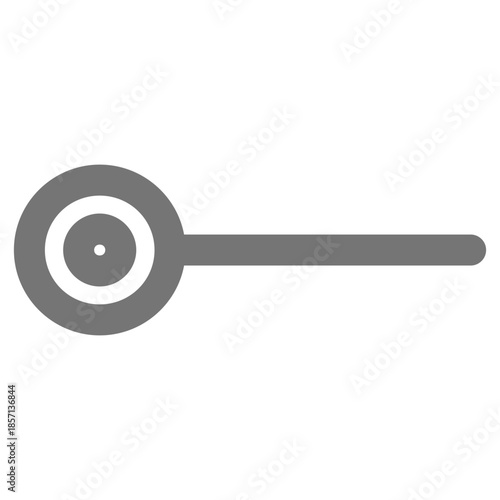 Flat Colored Toggle Off Icon for Status and Activation