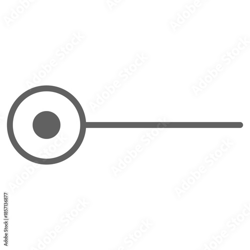 Flat Colored Toggle Off Icon for Status and Activation