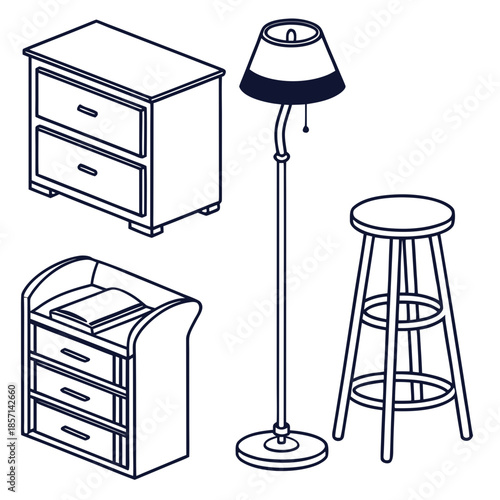 Modern furniture collection