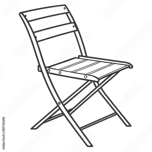 Modern folding chair