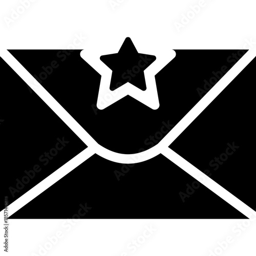 favourites icon illustration design with solid