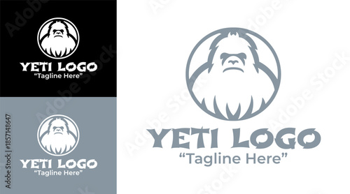 Yeti Logo Modern Minimalist Abstract Symbol