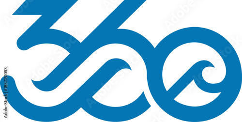 the logo is the monogram paper and 360. Unique and elegant.