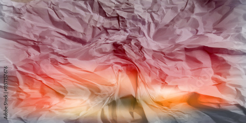 fantasy texture of various shapes colours and gradients, representing gloomyness and despair, nuclear holocaust