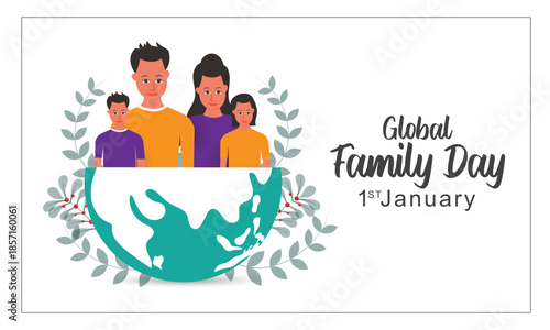 Global Family Day banner design