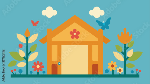 Charming cottage in a lush garden