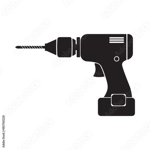 home electric drill icon, simple illustration of home electric drill vector icon for web design isolated on white background