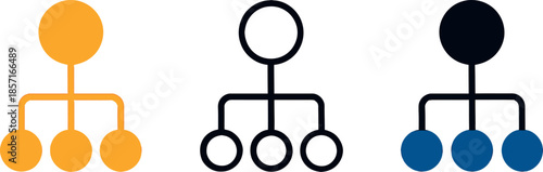 Three Stick Figures Illustration