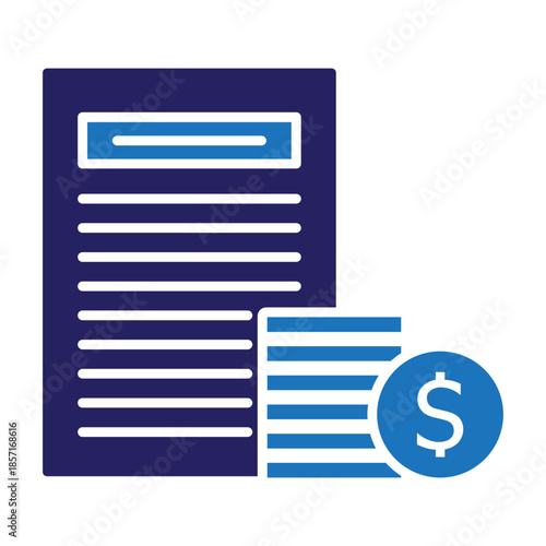 Financial Document & Coins