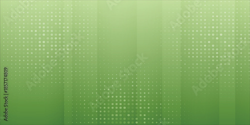 Vibrant Green Abstract Backdrop With Dotted Pattern, Light Beams, And Subtle Stripes