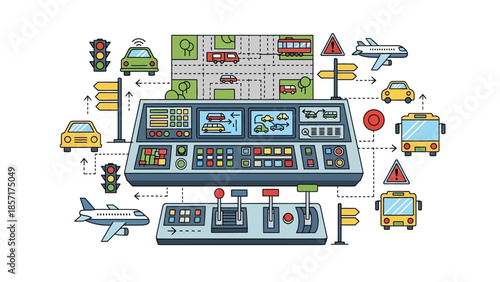 Traffic Control Center: Smart City Transportation Management System