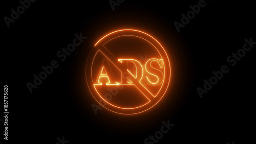 Wallpaper Mural Neon Spam Security Alert Icon on Black Background, Bright Email Threat Warning Symbol, Modern Cyber Protection and Anti Spam Concept for Digital Safety Torontodigital.ca