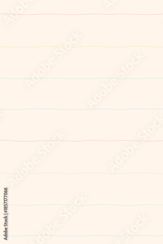 幼稚園・保育園向け やさしい細線横波線背景
Thin Hand-Drawn Wave Line Background for Kindergarten