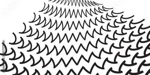 Waves line set. Wave ornament pattern. Set of wavy zigzag lines. Wave thin line background. Vector zigzag and wavy horizontal underline. Vector illustration