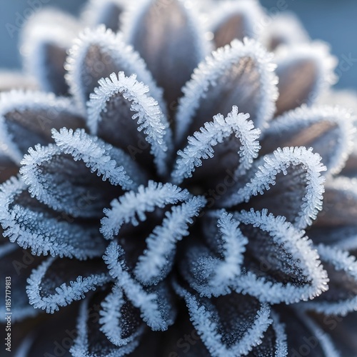Wallpaper Mural Cute Christmas Ornament Sparkling Snow Heart Pattern with Frosty Glass Background Torontodigital.ca
