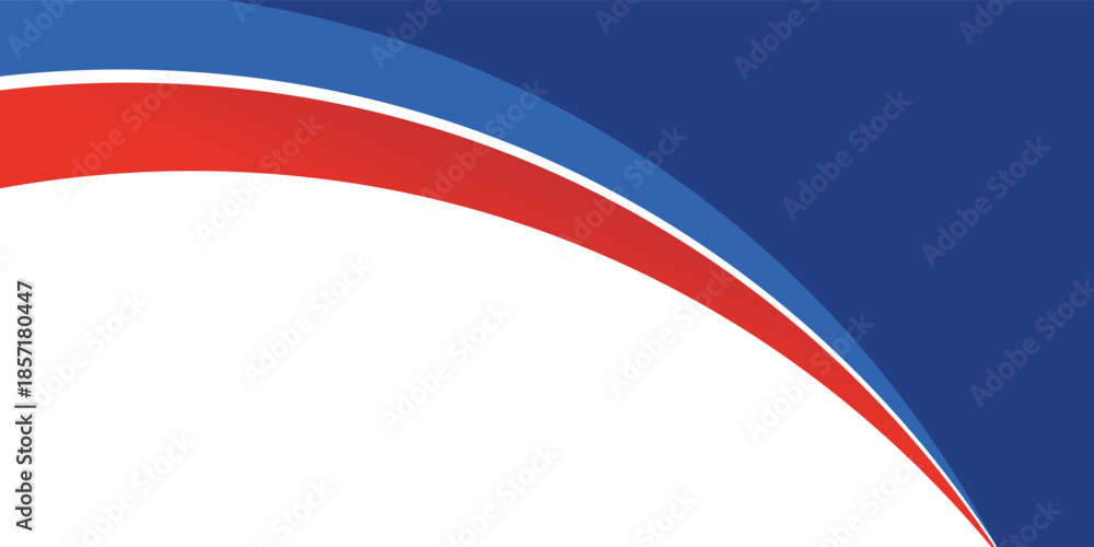 Naklejka premium Vector business banner background with red and blue gradient color, with a modern concept style
