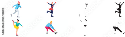 Group of children playing games and having fun