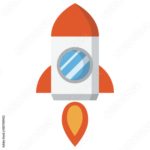 ロケット　イラスト　ベクター　アイコン
