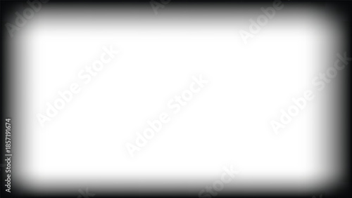 White Rectangle with Shadow Effect.