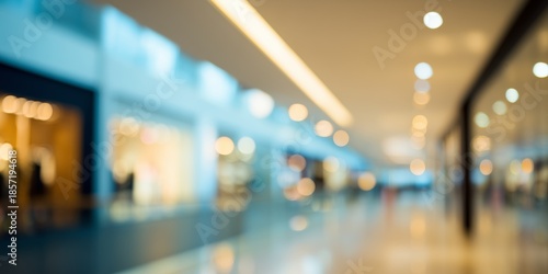 Wallpaper Mural Abstract Modern Shopping Mall Bokeh Background Torontodigital.ca