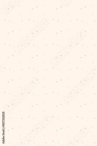 幼稚園・保育園向け やさしい紙吹雪の背景（普通）｜Gentle Confetti Background for Kindergarten – Medium Amount