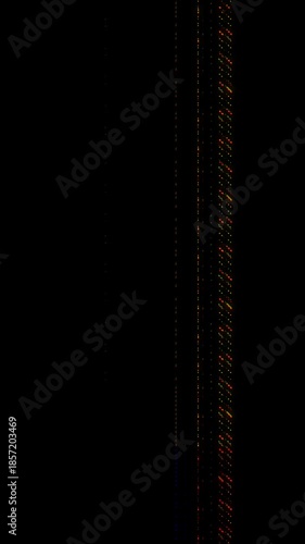 Vertical Tv Error Transition simulating a CRT monitor turn-off with line collapse.