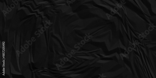 Paper texture background, Old paper background ripple soft black pattern wave crumple. Crushed and creased soft paper. Abstract wrinkle effect grunge and rough backdrop vintage page.