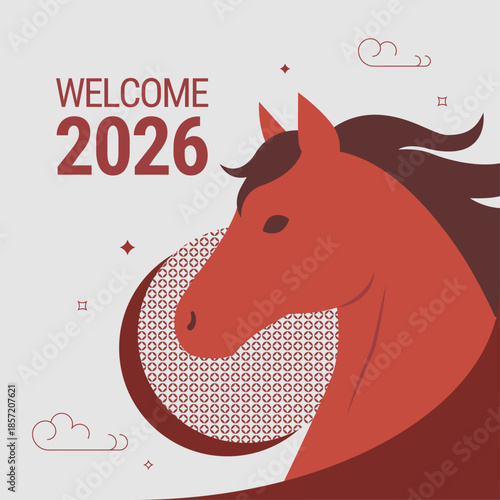 Welcome 2026 _붉은 말의 해 신년인사