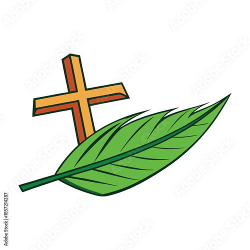 A Christian cross symbolizes faith, hope, and salvation, representing Jesus’ sacrifice and love, a timeless emblem of devotion and spiritual guidance.
