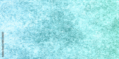 An abstract blue water background features a textured liquid pattern with bubbles and icy crystal surfaces for a cold winter nature wallpaper