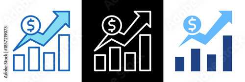 Stock Market triplestyle icon