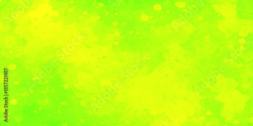 Abstract watercolor paper background with green grunge texture and bright colorful winter bokeh pattern for a vintage Christmas art illustration wallpaper