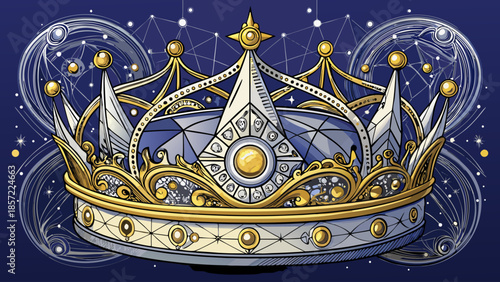 -star-map-engraved-crown