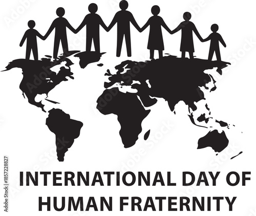 Human Fraternity Symbol – Peace, Harmony and Brotherhood Vector