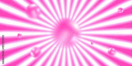 Abstract spiral sweet pink candy background vector design