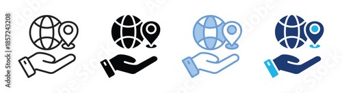 Global icon set multiple style collection