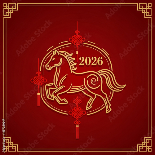 chinese new year greeting card