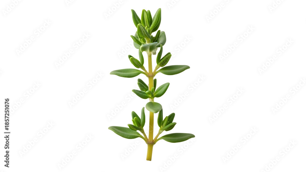 Fototapeta premium green plant on white background