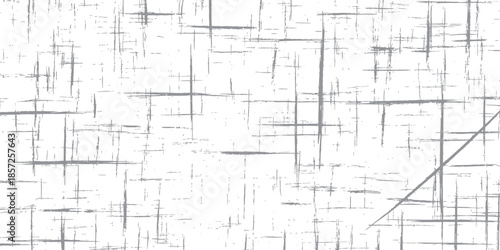 abstract gray grunge texture.  chaotic black scratch lines on white background. vector eps10