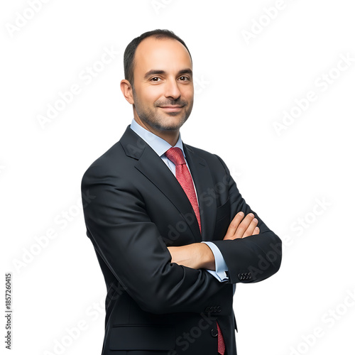 portrait of a handsome businessman