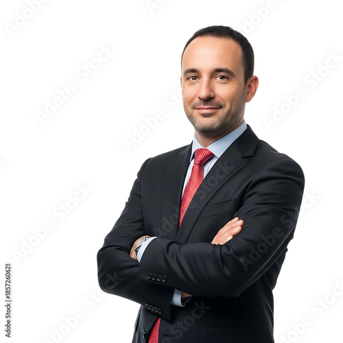 portrait of a handsome businessman