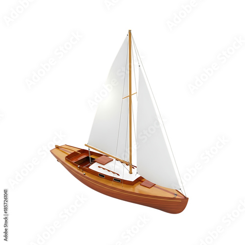 old wooden  fishing boat