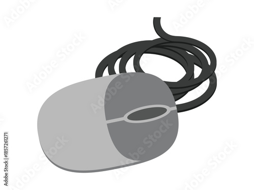 Computer Mouse Cable Clip Art
