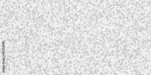 Abstract low polygon paper design. white and gray pattern square background. Geometric print composed of triangles. white triangle tiles pattern mosaic wallpaper background.