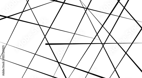 Random geometric line pattern on a transparent background. Random line low poly pattern. abstract seamless line vector.